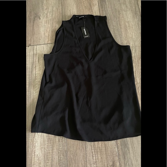 Express Tops | Express Blusa De Mujer Color Negro Talla S | Poshmark